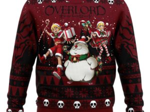 Mare Bello X Aura Bella X Hamsuke Overlord Ugly Christmas Sweater - Image 1