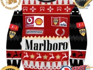 Marlboro Formula 1 Racing Ugly Christmas Sweater - Image 1