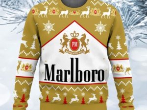 Marlboro Gold Ugly Christmas Sweater - Image 1