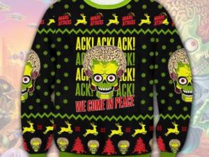 Mars Attacks Ugly Christmas Sweater - Image 1