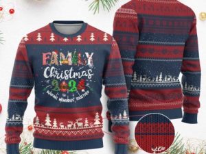 Matching Family Ugly Christmas Sweater Funny Group Xmas Festive Mom Dad Kids Tees - Image 1