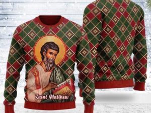 Matthew The Apostle Ugly Christmas Sweater - Image 1