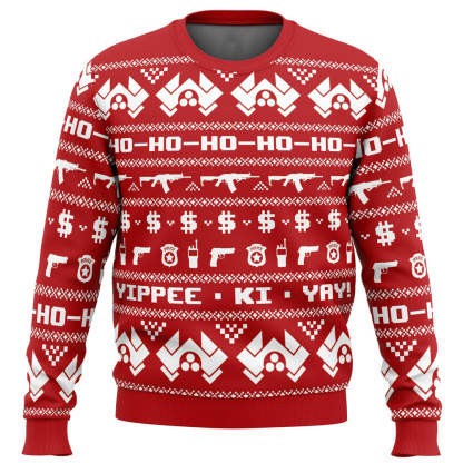 mcclane winter die hard ugly christmas sweater 1 Mcclane Winter Die Hard Ugly Christmas Sweater - Image 1