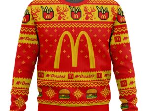 Mcdonalds Ugly Christmas Sweater - Image 1