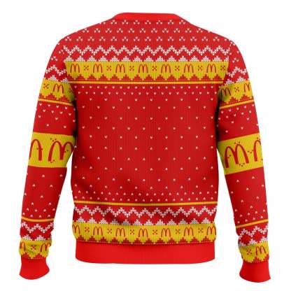 mcdonalds ugly christmas sweater unisex 2 Mcdonalds Ugly Christmas Sweater Unisex - Image 2
