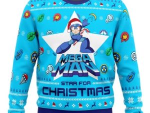 Mega Man Mega Ugly Christmas Sweater - Image 1