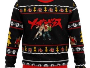 Megalo Box Sprites Ugly Christmas Sweater - Image 1