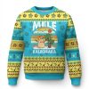 Mele Kalikimaka Ugly Christmas Sweater Beach Hawaii Xmas In July Tropical - Image 1