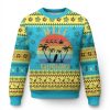Mele Kalikimaka Ugly Christmas Sweater Retro Hawaii Island Palm Beach - Image 1