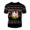 Merry Christmas 2022 Ugly Unisexl American Basil Hayden's , Hoodie, Sweatshirt-3D Unisex T-Shirt - Image 1