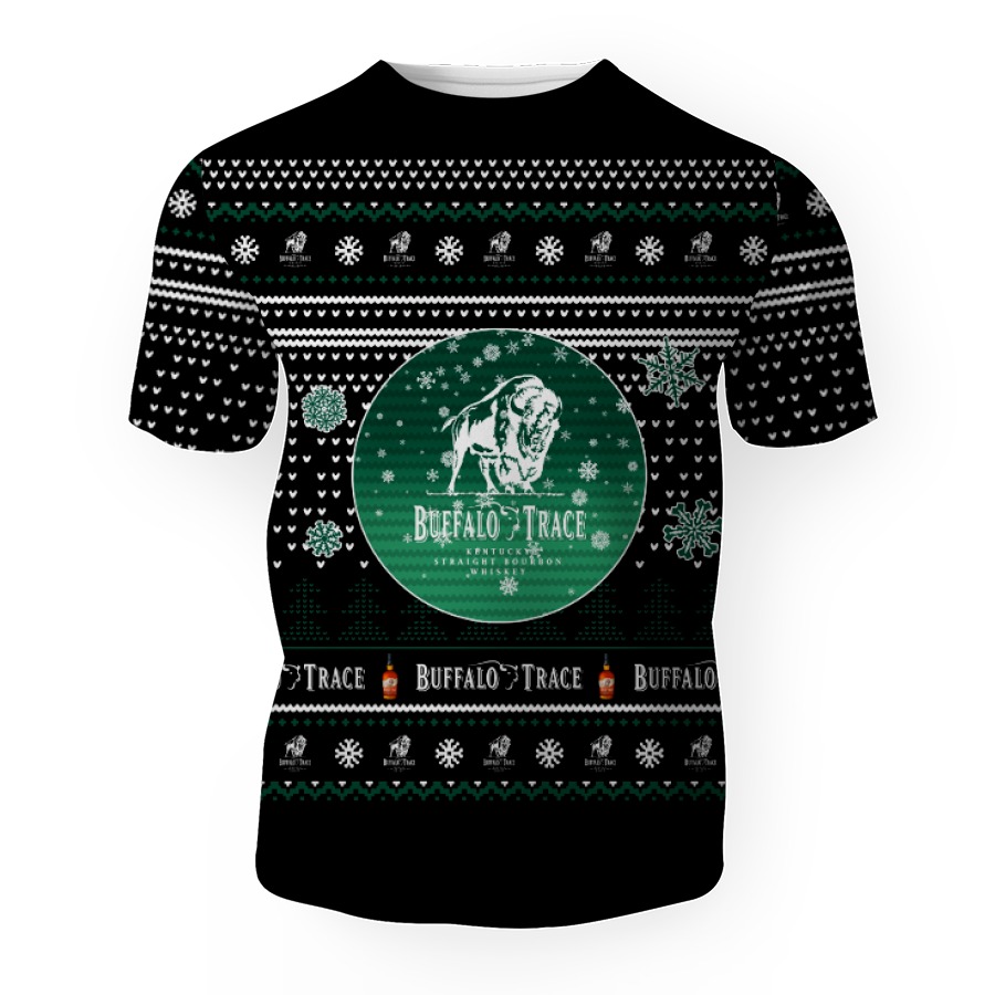 merry christmas 2022 ugly unisexl american buffalo trace hoodie sweatshirt 3d unisex t shirt 1 Merry Christmas 2022 Ugly Unisexl American Buffalo Trace , Hoodie, Sweatshirt-3D Unisex T-Shirt - Image 1