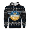 Merry Christmas 2022 Ugly Unisexl American Corona Extra , Hoodie, Sweatshirt-3D Unisex Hoodie - Image 1