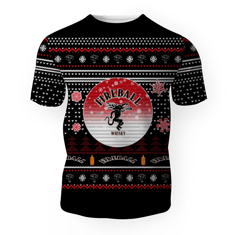 merry christmas 2022 ugly unisexl american fireball hoodie sweatshirt 3d unisex t shirt 1 Merry Christmas 2022 Ugly Unisexl American Fireball , Hoodie, Sweatshirt-3D Unisex T-Shirt - Image 1