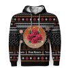 Merry Christmas 2022 Ugly Unisexl American Four Roses , Hoodie, Sweatshirt-3D Unisex Hoodie - Image 1