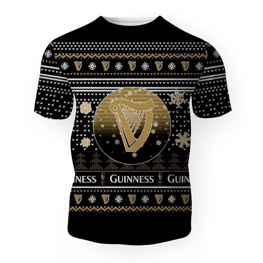 merry christmas 2022 ugly unisexl american guinness hoodie sweatshirt 3d unisex t shirt 1 Merry Christmas 2022 Ugly Unisexl American Guinness , Hoodie, Sweatshirt-3D Unisex T-Shirt - Image 1