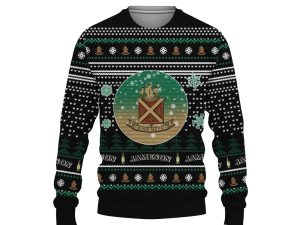 Merry Christmas 2022 Ugly Unisexl American Jameson , Hoodie, Sweatshirt-3D Sweatshirt - Image 1