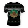 Merry Christmas 2022 Ugly Unisexl American Jameson , Hoodie, Sweatshirt-3D Unisex T-Shirt - Image 1