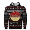 Merry Christmas 2022 Ugly Unisexl American Kilbeggan , Hoodie, Sweatshirt-3D Unisex Hoodie - Image 1