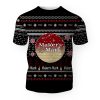 Merry Christmas 2022 Ugly Unisexl American Maker�s Mark , Hoodie, Sweatshirt-3D Unisex T-Shirt - Image 1