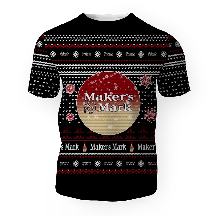 merry christmas 2022 ugly unisexl american makers mark hoodie sweatshirt 3d unisex t shirt 1 Merry Christmas 2022 Ugly Unisexl American Maker�s Mark , Hoodie, Sweatshirt-3D Unisex T-Shirt - Image 1