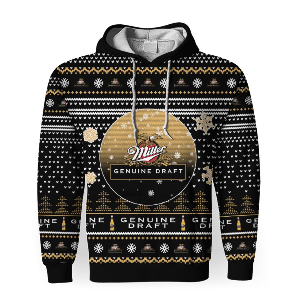 merry christmas 2022 ugly unisexl american miller genuine draft hoodie sweatshirt 3d unisex hoodie 1 Merry Christmas 2022 Ugly Unisexl American Miller Genuine Draft , Hoodie, Sweatshirt-3D Unisex Hoodie - Image 1