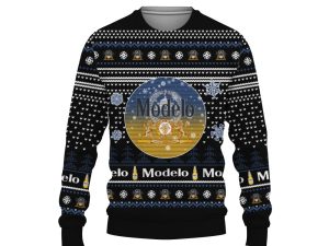 Merry Christmas 2022 Ugly Unisexl American Modelo , Hoodie, Sweatshirt-3D Sweatshirt - Image 1