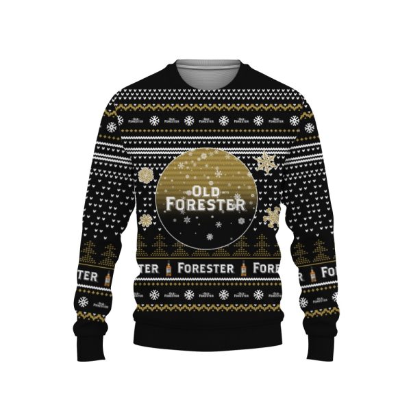 Merry Christmas 2022 Ugly Unisexl American Old Forester , Hoodie, Sweatshirt-3D Sweatshirt - Image 1