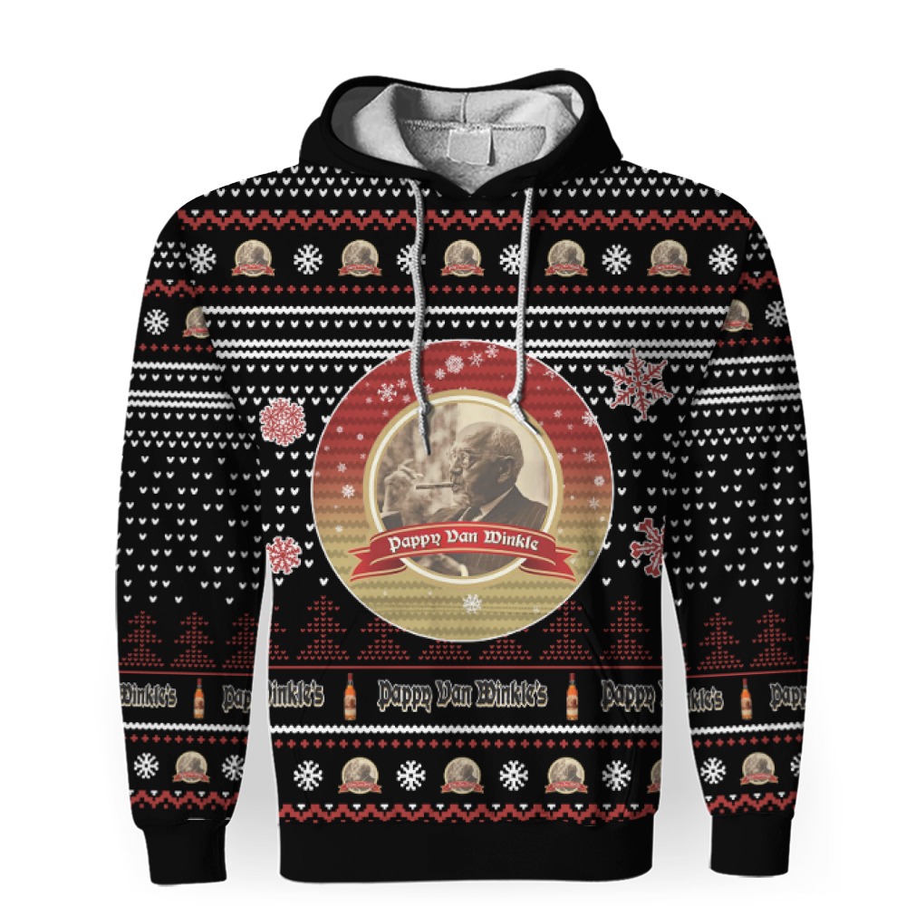 merry christmas 2022 ugly unisexl american pappy van winkle hoodie sweatshirt 3d unisex hoodie 1 Merry Christmas 2022 Ugly Unisexl American Pappy Van Winkle , Hoodie, Sweatshirt-3D Unisex Hoodie - Image 1