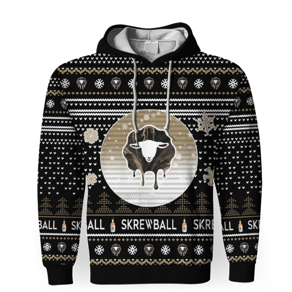 merry christmas 2022 ugly unisexl american skrewball hoodie sweatshirt 3d unisex hoodie 1 Merry Christmas 2022 Ugly Unisexl American Skrewball , Hoodie, Sweatshirt-3D Unisex Hoodie - Image 1