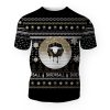 Merry Christmas 2022 Ugly Unisexl American Skrewball , Hoodie, Sweatshirt-3D Unisex T-Shirt - Image 1