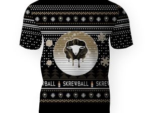Merry Christmas 2022 Ugly Unisexl American Skrewball , Hoodie, Sweatshirt-3D Unisex T-Shirt - Image 1
