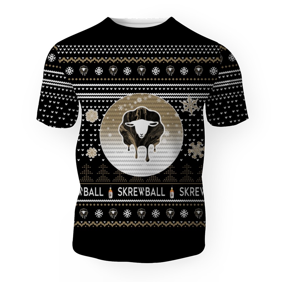 merry christmas 2022 ugly unisexl american skrewball hoodie sweatshirt 3d unisex t shirt 1 Merry Christmas 2022 Ugly Unisexl American Skrewball , Hoodie, Sweatshirt-3D Unisex T-Shirt - Image 1