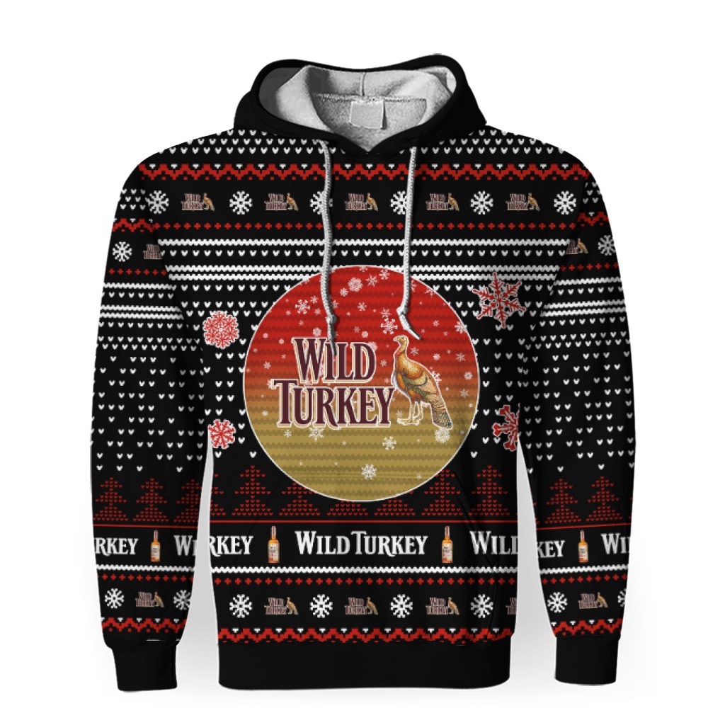 merry christmas 2022 ugly unisexl american wild turkey hoodie sweatshirt 3d unisex hoodie 1 Merry Christmas 2022 Ugly Unisexl American Wild Turkey , Hoodie, Sweatshirt-3D Unisex Hoodie - Image 1