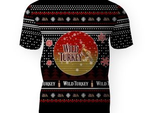 Merry Christmas 2022 Ugly Unisexl American Wild Turkey , Hoodie, Sweatshirt-3D Unisex T-Shirt - Image 1