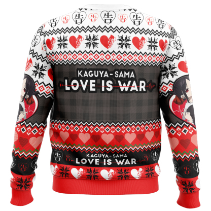 merry christmas and happy new year kaguya sama love is war ugly christmas sweater 2 Merry Christmas And Happy New Year Kaguya Sama Love Is War Ugly Christmas Sweater - Image 2