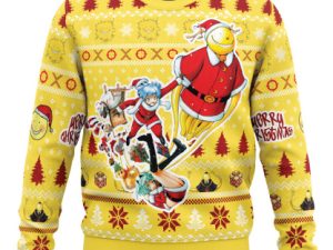 Merry Christmas Assassination Classroom Ugly Christmas Sweater - Image 1