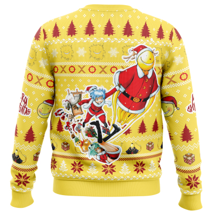 merry christmas assassination classroom ugly christmas sweater 2 Merry Christmas Assassination Classroom Ugly Christmas Sweater - Image 2