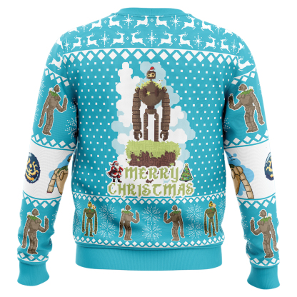 merry christmas castle in the sky ugly christmas sweater 2 Merry Christmas Castle In The Sky Ugly Christmas Sweater - Image 2
