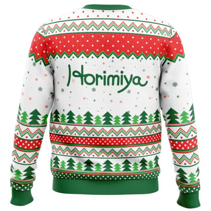 merry christmas horimiya ugly christmas sweater 2 Merry Christmas Horimiya Ugly Christmas Sweater - Image 2