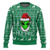 Merry Christmas Human Alien Ugly Christmas Sweater - Image 1