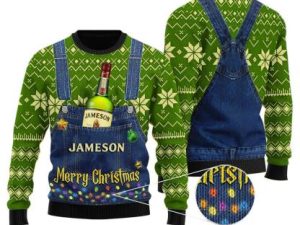 Merry Christmas Jameson Ugly Christmas Sweater - Image 1
