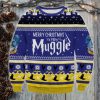 Merry Christmas Muggle Ugly Christmas Sweater Holiday Gift - Image 1