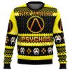 Merry Christmas Psychos Dystopian Wasteland Ugly Christmas Sweater - Image 1