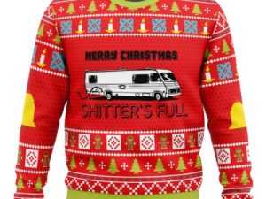 Merry Christmas Shitters Full Ugly Christmas Sweater - Image 1