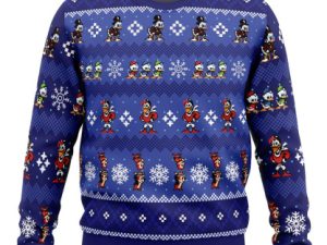 Merry Christmas Uncle Scrooge Ducktales Ugly Christmas Sweater - Image 1