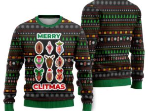 Merry Clitmas Funny Ugly Christmas Sweater - Image 1