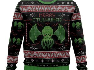 Merry Cthulhumas Ugly Christmas Sweater Cthulhu - Image 1