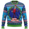 Merry Kissmyass Futurama Ugly Christmas Sweater - Image 1
