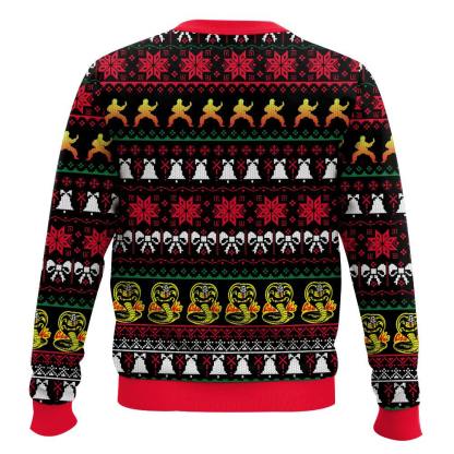 merry kreesemas cobra kai ugly xmas sweater 1 Merry Kreesemas Cobra Kai Ugly Xmas Sweater - Image 1