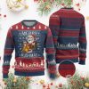 Merry Kushmas Ugly Christmas Sweater Ugly Santa Smoking Cannabis Weed Xmas - Image 1
